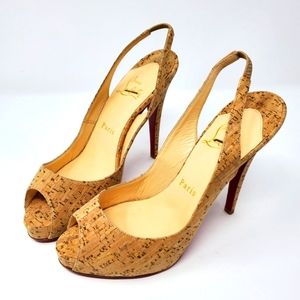 Christian Louboutin Cork Pumps